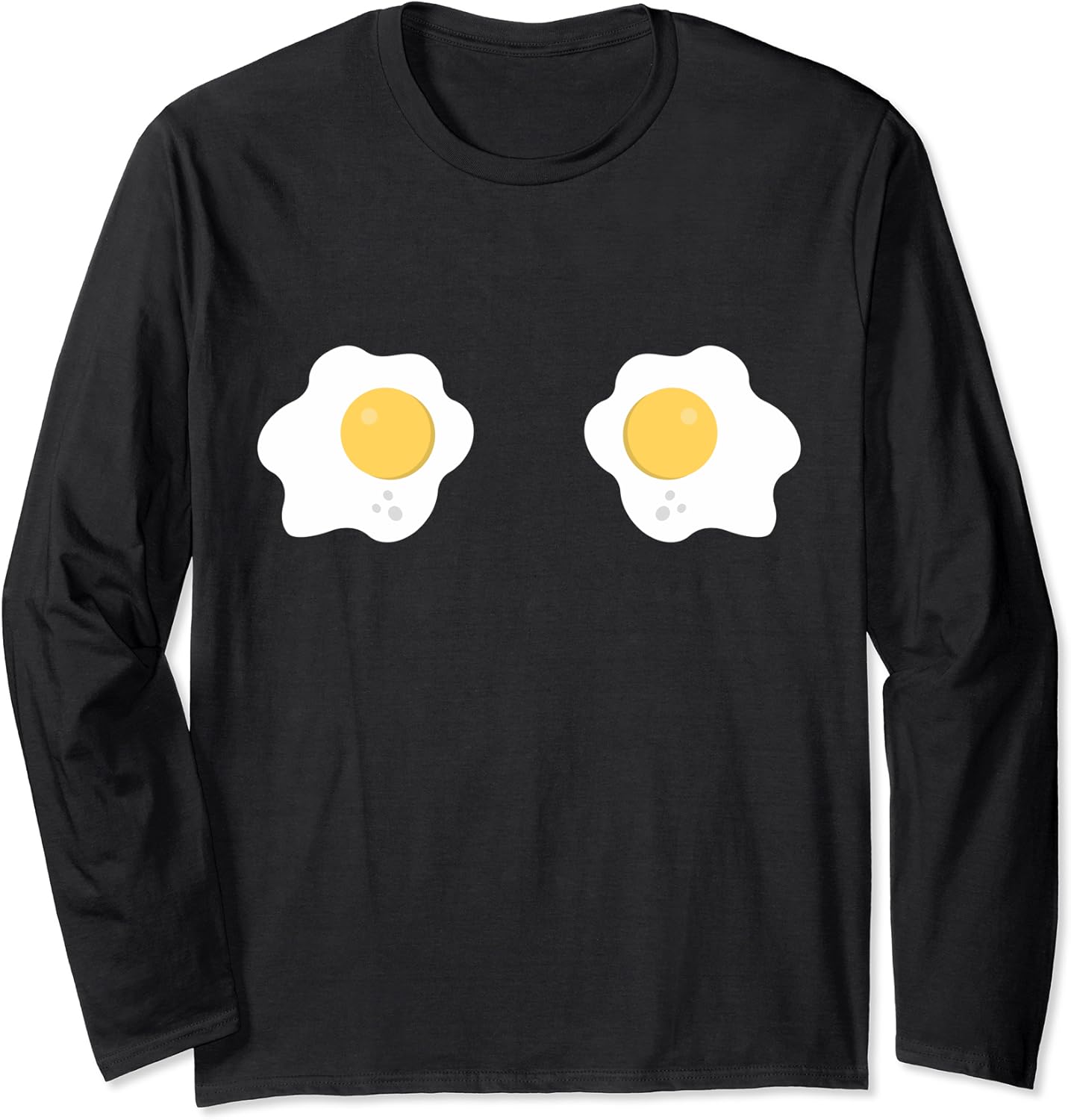 Fried Eggs Bra Funny Egg Yolk Costume Gift Long Sleeve TShirt Amazon